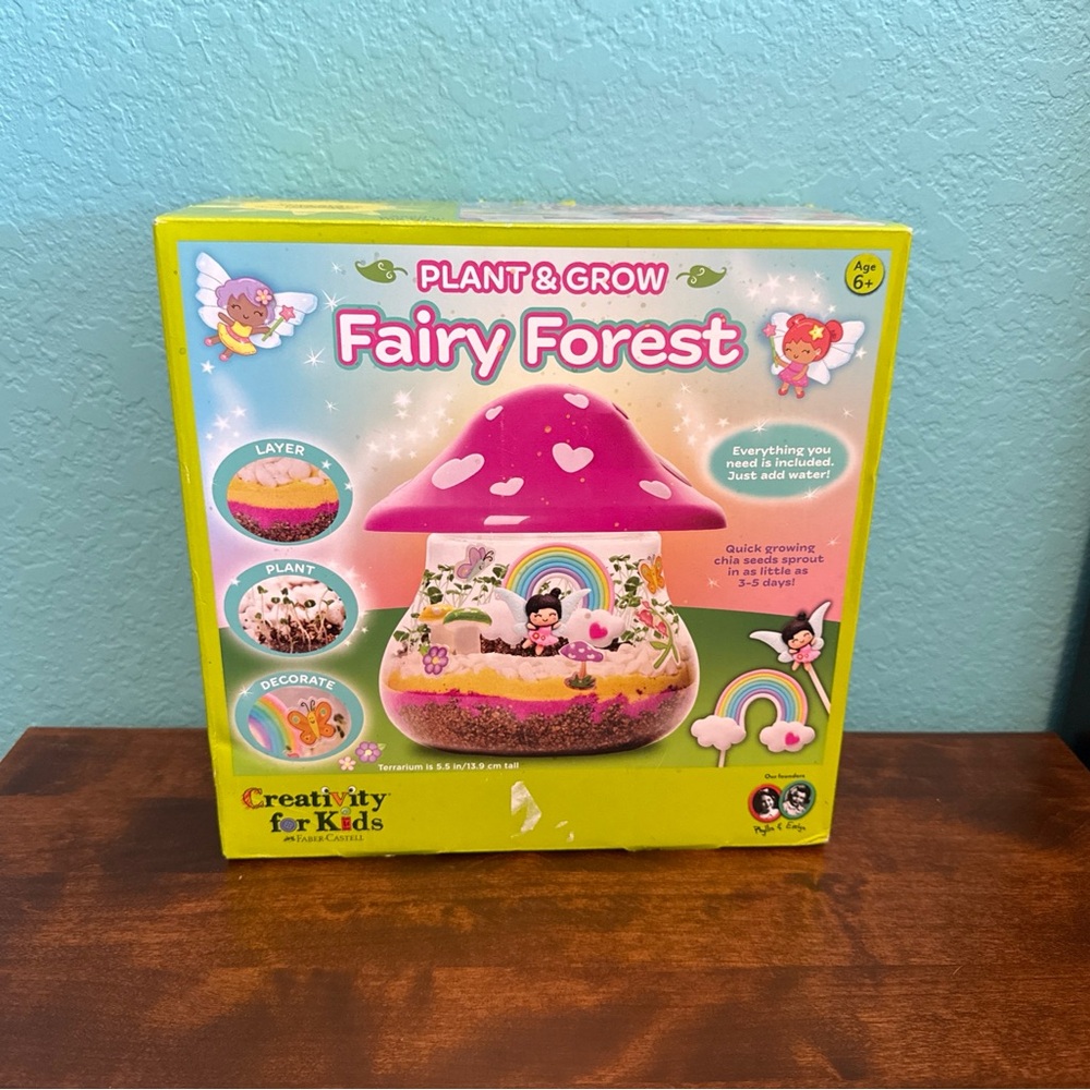 Creativity for Kids Plant & Grow Fairy Forest STEM Kit Age 6+ New Unsealed